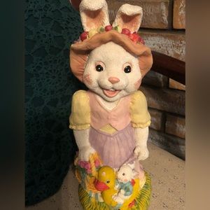 Resin Ms. Bunny and Friends